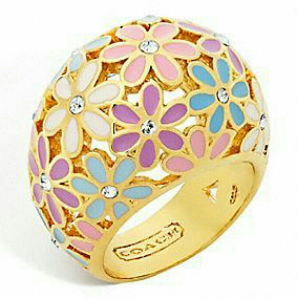 💐Coach Flower Blossom Ring💐